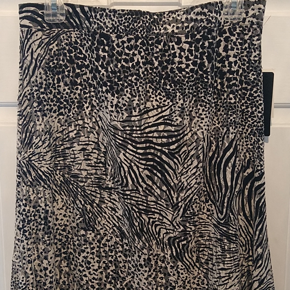 Animal print Boot skirt